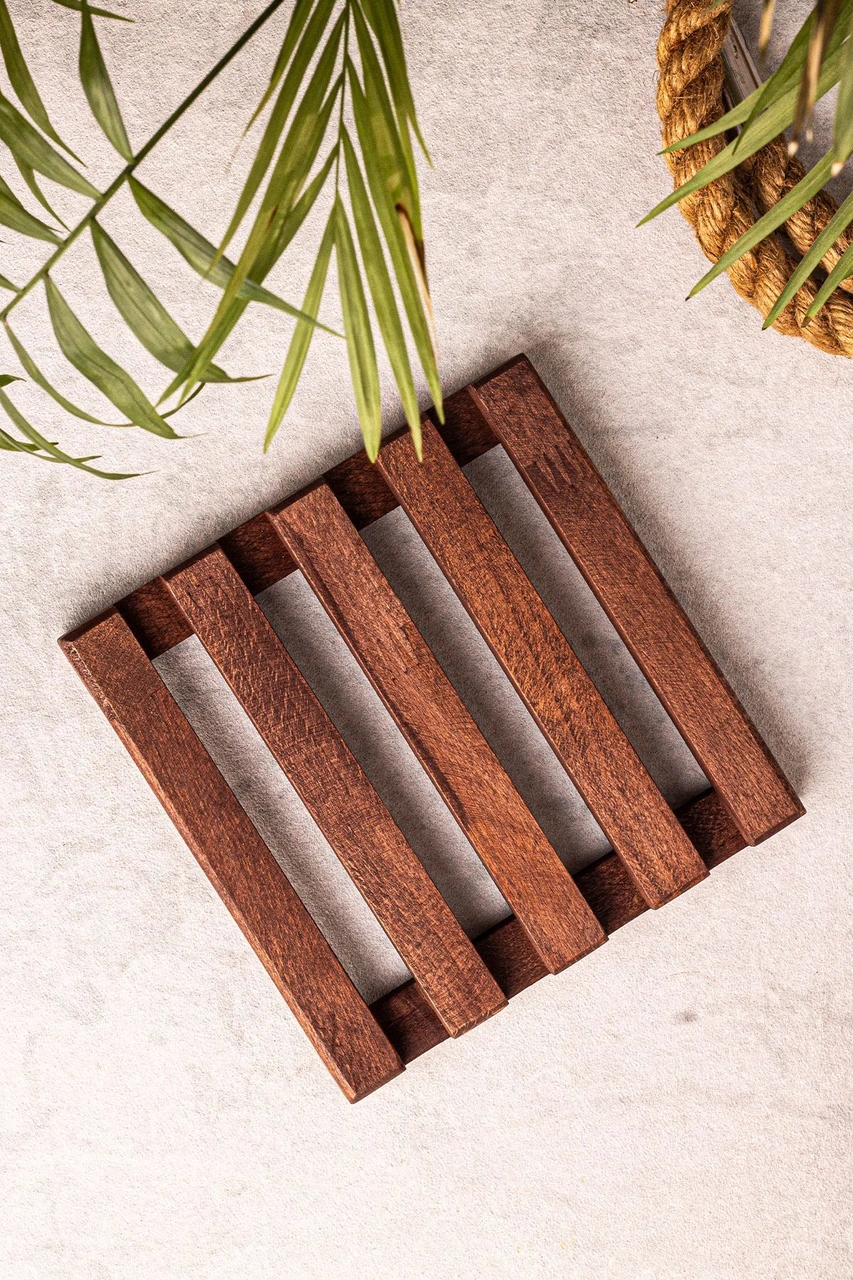 Snippy Kety - 2'li Ahşap Kare Nihale Ahşap