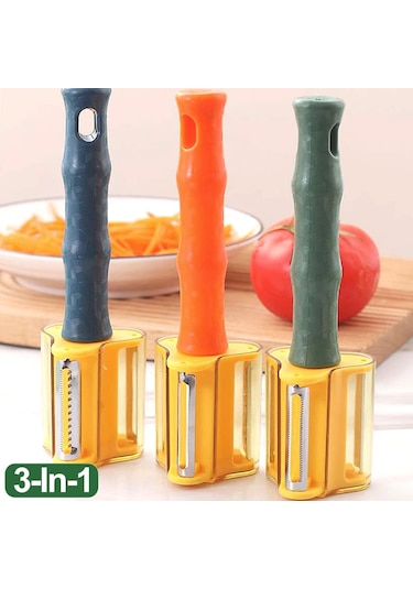 Tineke Meyve Sebze Soyacağı Kabuk Toplayıcı Pratik Jülien Soyuc Çok Renkli