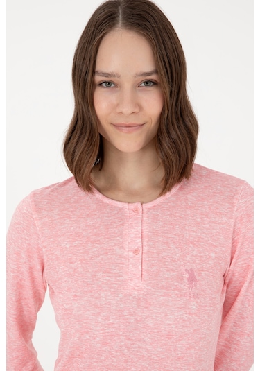 U.s. Polo Assn. Kadın Pembe Pijama Takım 50302755-vr041 Pembe