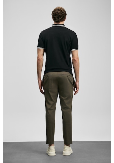 Lufian Brady Smart Erkek Polo T-shirt 111040245 Siyah