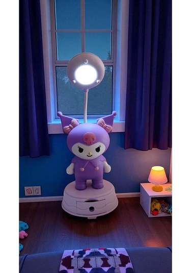 Kuromi Masa Üzeri Kalemtraşlı Gece Lambası 30cm Çok Renkli