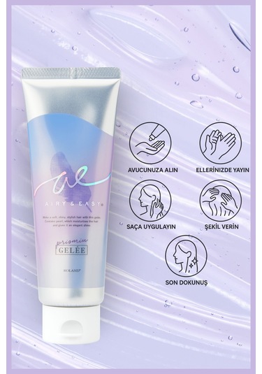Cosmetex Roland Airy&easy Prism Hair Gelée Işıltılı Saç Şekillendirici