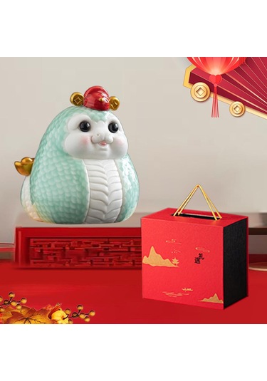 Suntek Çin Yeni Yıl Seramik Karikatür Yılan Yatak Stil-a