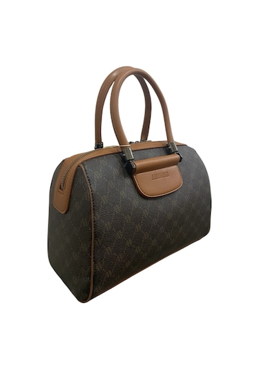 Armine 396 Bayan Çanta Kahve Noktalı Kahverengi