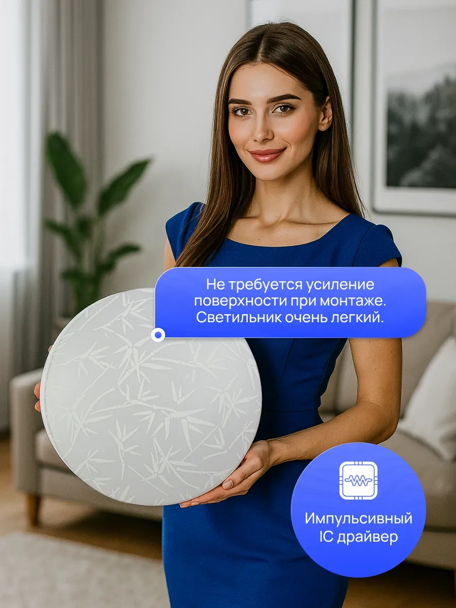 General Lighting Systems Yuvarlak Led Tavan Avizesi, 12w, Yüzey Montajlı 478987329 Beyaz