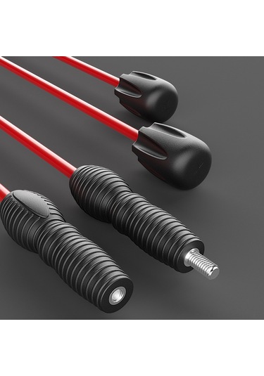 Xindoker Kırmızı Gövde Egzersiz Vibro Çubuğu - Cam Fiber Konstrüksiyon, Derin Kas Stimülasyonu, Ayrılabilir Tasarım