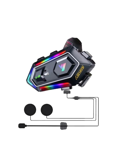 Y20 Kask Kulaklık İnterkom + Motosiklet Telefon Tutacağı