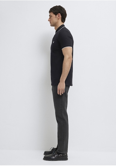 Mavi - Siyah Polo Tişört 0613266-900 Siyah