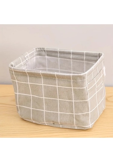 Tongdashop Siyah Katlanır Kare Desenli Saklama Organizer Su Geçirmez Toz Geçirmez Siyah