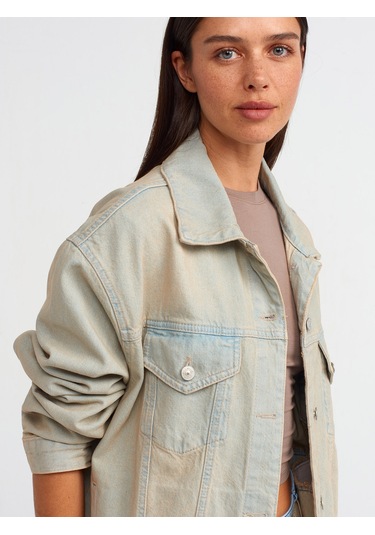 Dilvin Oversize Tint Yıkama Denim Mont Tint
