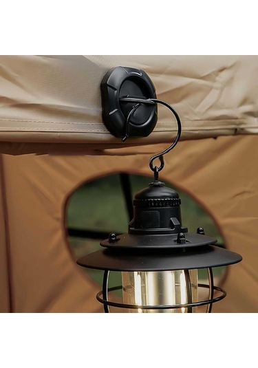 Suntek Çadır Kanopi Kancası Dişli Işık Sırt Çantasıyla Siyah