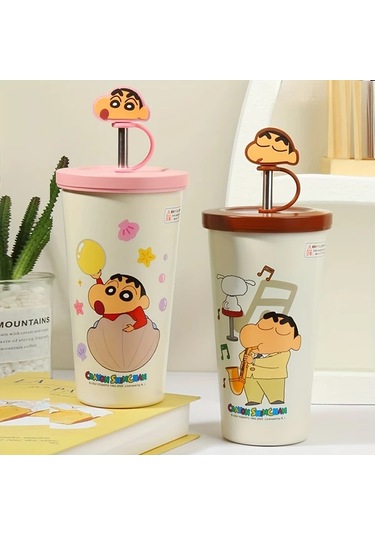 Willowhaven Mor 316 Paslanmaz Çelik Minimalist Matara Sevimli Karakter Çizgi Desen