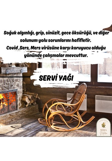 %100 Saf Servi Uçucu Yağı 10 Ml - Doğal Aromaterapi Ve Masaj Yağı Cypress Oil 10 ML
