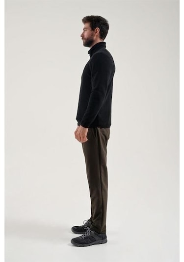 Exuma Yarım Fermuarlı Polar 2312002-Black Siyah