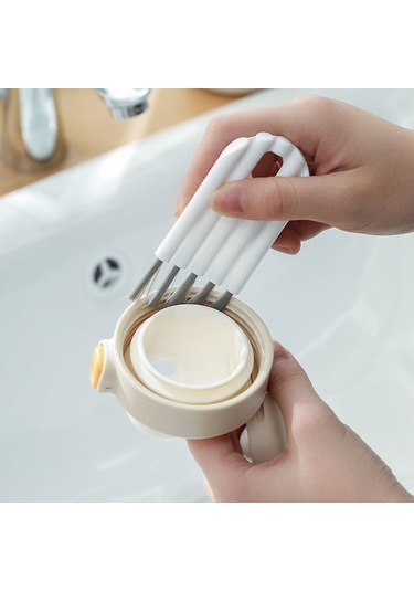 2 Parça Bardak Kapağı Temizleme Fırçası Ev Çok Amaçlı Gap Brus