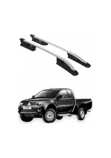 Mitsubishi L200 2006 2007 2008 2009 2010 2011 2012 2013 2014 Portbagaj Tavan Çitası Gri