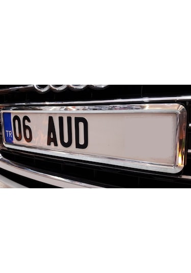 Yeni Nesil Krom Plakalık 2 Adet Krom Plaka Altlığı 299684613