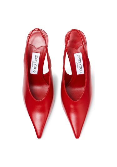 Jimmy Choo Zarif Topuklu Ayakkabı 95mm Kırmızı
