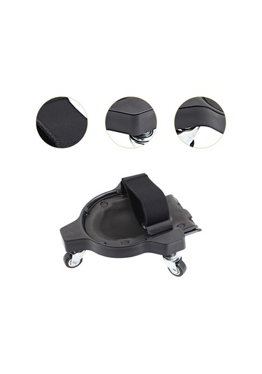 Homyl Koruma Pedi Bahçe Tekerleği Diz Çökme İnşaat Döşeme Siyah