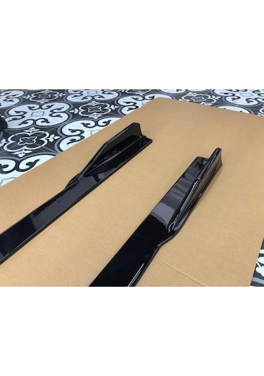 Üniversal Kanatlı Marşpiyel Lipi Bıçağı Parlak Siyah 194 Cm