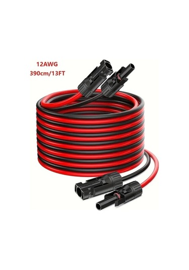 Pazly 12awg Mc4 Uzatma Kablosu Seti 12 Mc4 26ft Erkek Ve Dişi Konnektörlü Araç Karavan Kablo Seti