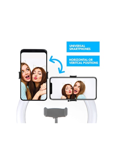 Gaman Tripodlu Youtuber Selfie Led Işıklı 10" Masaüstü Tripod 26 CM