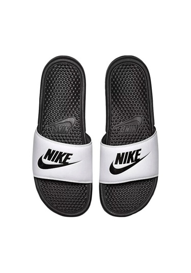 Nike Benassi Jdı Spor Terlik 343880-100-100-100 Beyaz - Siyah