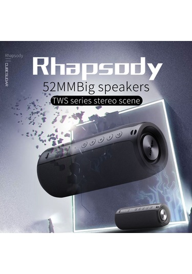 Ranyeek Zealot S51 Kablosuz Bluetooth Hoparlör - Ipx5 Suya Dayanıklı, 5wx2 Ses, 15m Menzil, Mavi