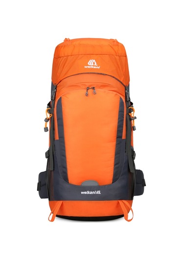 Weikani Çok Amaçlı Suya Dayanıklı 65l Outdoor Sırt Çantası Turuncu