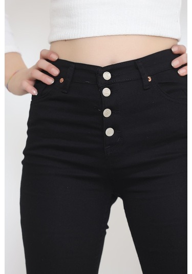 Mokashopin - İspanyol Paça Pantolon Siyah - 12275.1431. 001