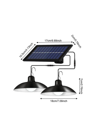 Suntek Güneş Enerjili Sarkıt Işıklar Ahır, Sera, Kamp Beyaz