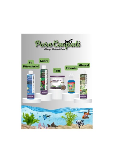 Purecanpati Su Düzenleyici Yem Gübre Vitamin ve Mineral Seti