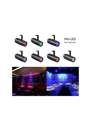 Neevoyu 10w Led Işık Kaynağı Mini Spot Işığı, Yeşil Renk, Ac90-240v Giriş, Ev Ve Sahne Dekorasyonu Için, Avrupa Tipi Şarj, Plastik Ve Metal Malzeme Yeşil