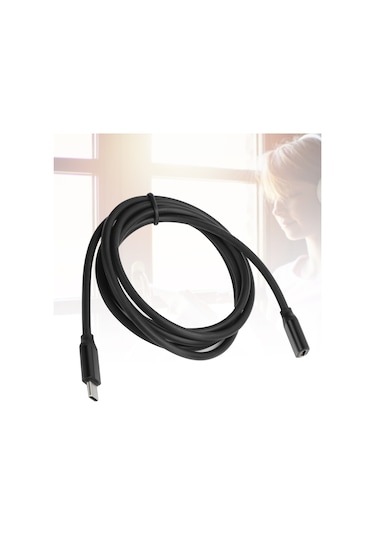 Fosenze 1.5m Uzantı Kablosu, Type-c Erkek-üst, 3a 60w Güç Ve Veri Transferi, Usb 2.0, Laptop-tablet-telefon Uyumlu