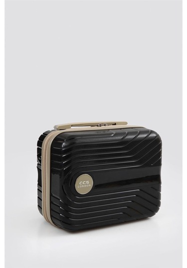 Ççs Unisex Makyaj Çantası C.ccs5240 Siyah-bej