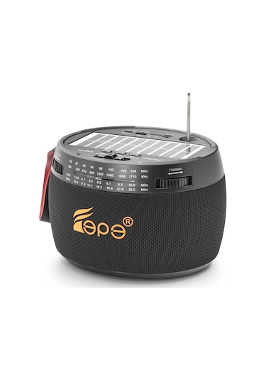 Periboia Bluetooth Fm Radyo Usb Tf Aux Solar Şarjli Taşinabi Li R 97822317