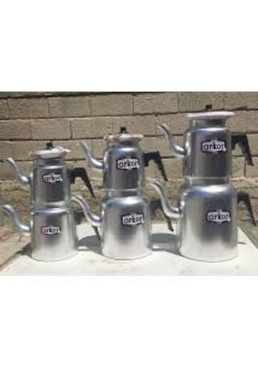 Arkor Alüminyum Eleksol Çaydanlık No4 Gri