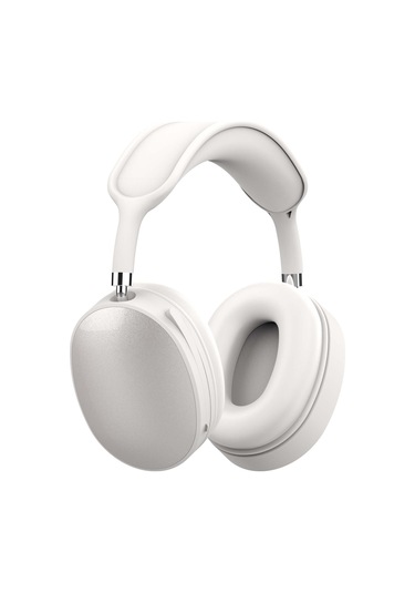 Başa Takılan Bluetooth Kulaklıklar Uzun Ömrü Katlanır Mikrofon Oyun Kulaklıkları Yüksek Ve Kulaklara Basmaz White