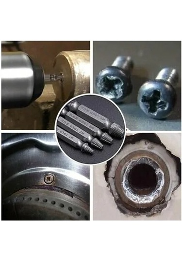 Yu-su Bozuk Vida Sökücü Vida Sökme Klavuzu Ters Diş Klavuz Seti