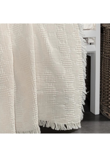 Kanz Bebek Waffle Müslin Nakışlı Pike Knz-021 Little Heart Little Heart