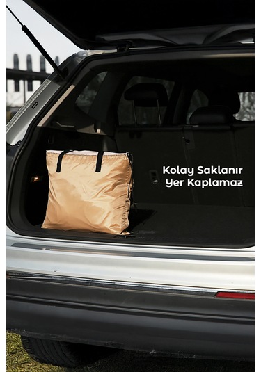 Robo Kendi Kendine Şişen Otomatik Çift Kişilik Yatak Bej