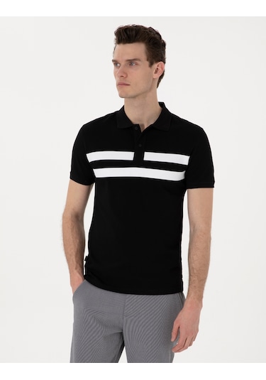 Pierre Cardin Erkek Siyah Tişört 50310154-vr046 Siyah