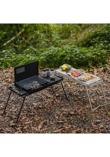 Naturehike Grill Barbecue + Karlanabilir Masalı Sandstone Gri
