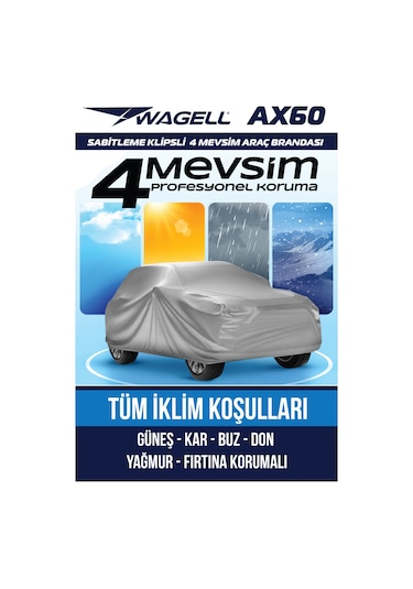 Fiat Uno -ax60 Klipsli Araba Brandası - Oto Çadır Örtü