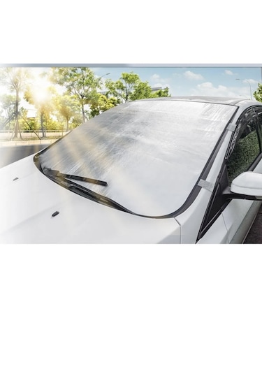 Point Buzlanma Önleyici Oto Ön Cam Brandası Güneş Ve Buz Koruyucu Su Geçirmez 1 Adet