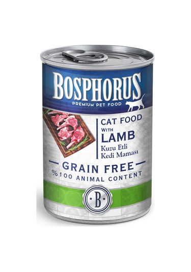Bosphorus Kuzu Etli Kedi Konserve Maması 48 X 415 Gr Parça Etli