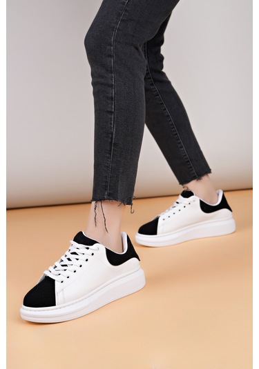 Luis A Costa Lc109 Beyaz Siyah Süet Kadın Sneaker Renkli