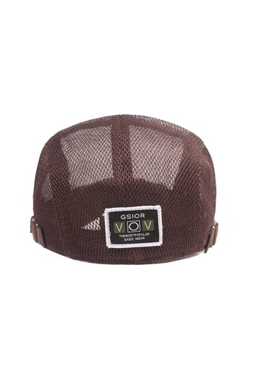 Erkekler İçin Yazlık Nefes Alabilen Ördek Ağızlı Güneşten Koruyucu Şapka Serin Tutan Açık Havada Kullanıma Uygun Kahverengi