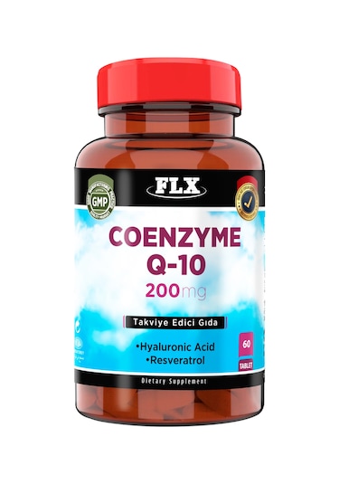 Flx Coenzyme Q-10 200 Mg Hyaluronik Asit Resveratrol 60 Tablet