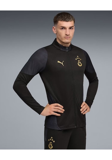 Puma Galatasaray 25/26 A Takım Antrenman Ceket Forma Siyah
